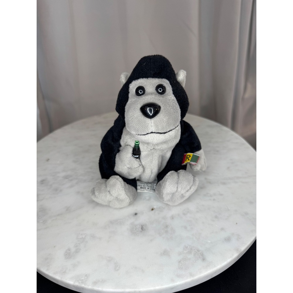 Vintage Coca-Cola Gorilla Plush‎ Beanbag Toy Collectible Stuffed Animal 1998